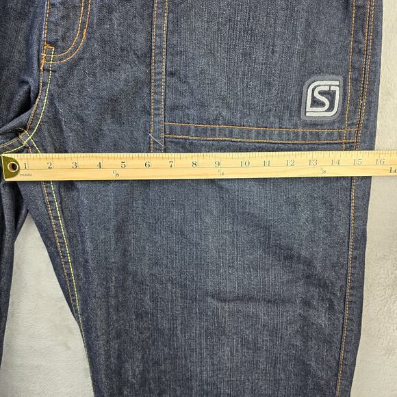 Vtg Sean John Denim Jeans Mens 40 Blue (Fits 42x30) Baggy Wide Skate Skater Y2K - Picture 12 of 12